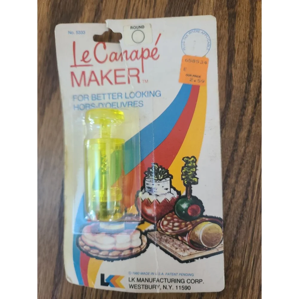 Le Canapé Maker & Chef's Garnishing Booklet Vintage